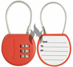 CZ - S Master Lock 4671EURDCOL csomagtartó lakat - narancssárga