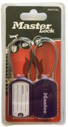 CZ - S Master Lock 4684EURTCOL szett 2 db lakat csomagokhoz - lila