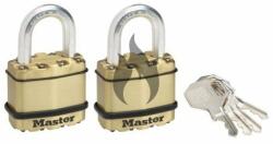 CZ - S Master Lock Excell M1BEURT 2 db 45mm-es sárgaréz lakat készlet