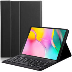 Techsuit Husa cu Tastatura pentru Samsung Galaxy Tab S9 FE Plus, Techsuit CozyTab Case, Black