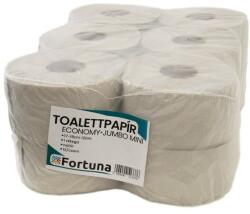 Fortuna Toalettpapír FORTUNA Economy Jumbo mini 17-18cm 120m 1 rétegű natúr 12/csom (YKEUN011832120090) - irodaszerwebaruhaz