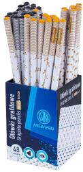 Astra Grafitceruza ASTRA PEN gold-black háromszögletű HB 48 darabos (206023006) - irodaszerwebaruhaz