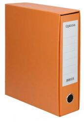 Optima Iratrendező tokos OPTIMA A/4 80mm narancs (24286)