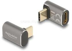 Delock USB-adapter 40 Gb/s USB Type-C PD 3.0 100 W 8K 60 Hz szürke (DL60054) (DL60054)