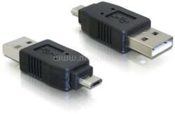 Delock adapter USB micro-B apa USB2.0 A apára (DL65036) (DL65036)