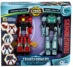 Hasbro Transformers Earthspark Cyber-combiner Terran Fricska és Robby Malto (F84385L0)