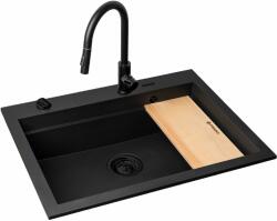 Pyramis Siros chiuveta cu baterie negru/negru 070177802BE (070177802BE)