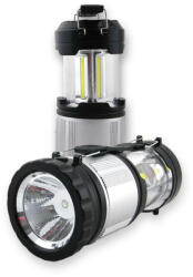 Delux Kemping lámpa (hordozható elemlámpa) 1W+3W COB LED 120lm, PC+ABS, (3xAA nem tartozék) DEL1363 (DEL1363)