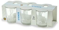 Uniglass Комплет 6 бр. Стъклени чаши 155 мл. Uniglass KYKNOS 54053