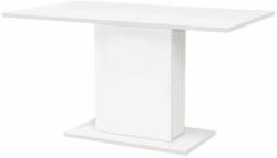 Leziter Yorki Elegant étkezőasztal 138x79 cm fehér (LYETKL138F) - pepita - 72 676 Ft