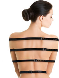 Ouch! Full Body Bondage Belts Black