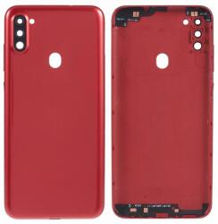 tel-szalk-19297058513 Samsung Galaxy A11 Piros Akkufedél hátlap, burkolati elem, kamera lencse (tel-szalk-19297058513)
