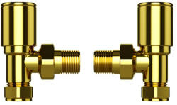  Radiátor sarok szelep készlet - 1/2" - MRV-G (arany)