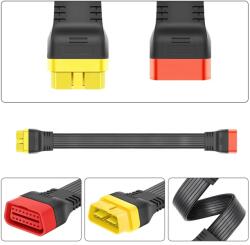  OBD2 kábel hosszabbító 36cm - lapos (AD000122)
