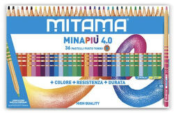 Mitama Színes ceruza Mitama, 4.0 ceruzabél, 36db-os klt (62973)