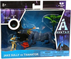 Avatar Avatar, a víz útja Jake Sully & Thanator játékfigura (AVA63766)