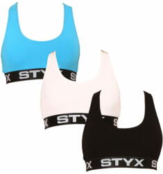  Styx 3PACK női sportmelltartó többszínű (3IP09019) - méret XL