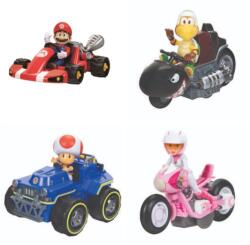 Nintendo Mario Super mario bros movie - figurina cu kart, 6cm, diverse modele (B417214) Figurina
