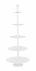 Bizzotto Platou supraetajat metal alb Ridhi 61x159 cm (0185333) Tava
