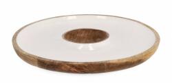 Bizzotto Set 4 platouri lemn Knossos 39x4 cm (0550923) Tava