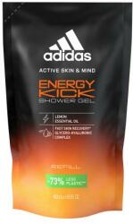 Adidas Energy Kick energizáló tusfürdő Refill 400 ml férfiaknak