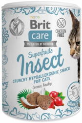  Brit BRIT Care Cat Snack Superfruits Insect kókuszolajjal és csipkebogyóval 100 g