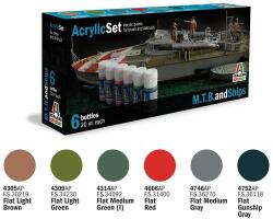 Italeri Acrylic szett: M. T. B. and SHIPS (434AP) festék (434AP) - kvikki