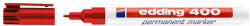 edding Marker permanent EDDING 400 piros