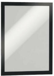 DURABLE Infokeret A/4 DURAFRAME® öntapadós hátlap, mágneses előlap fekete (489901)