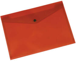 Q-CONNECT Iratgyűjtő tasak patentzáras A/4 PP Q-CONNECT piros