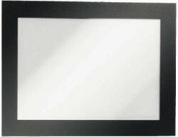 DURABLE Infokeret A/6 DURAFRAME® öntapadós hátlap, mágneses előlap ezüst