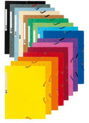 Exacompta Iratgyűjtő gumis A/4 prespán EXACOMPTA fekete