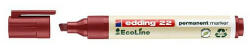 edding Marker Permanent EDDING 22 Ecoline piros