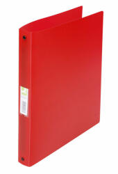 Q-CONNECT Gyűrűskönyv A/4 4 gyűrűs 2, 5cm Q-CONNECT áttetsző piros