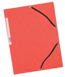 Q-CONNECT Iratgyűjtő gumis A/4 prespán Q-CONNECT piros