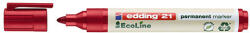 edding Marker Permanent EDDING 21 Ecoline piros