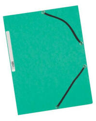 Q-CONNECT Iratgyűjtő gumis A/4 prespán Q-CONNECT zöld