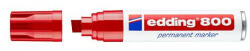 edding Marker permanent EDDING 800 piros