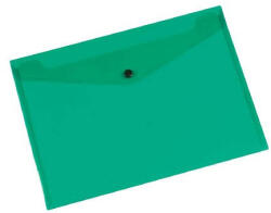 Q-CONNECT Iratgyűjtő tasak patentzáras A/5 PP Q-CONNECT áttetsző zöld