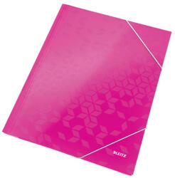Leitz Iratgyűjtő gumis A/4 karton LEITZ WOW rózsa