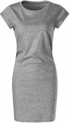 MALFINI Rochie femei Freedom - Gri închis prespălat | XL (1781216)