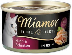 Miamor Konzerv MIAMOR Feine filé csirke + sonka zselében 100 g