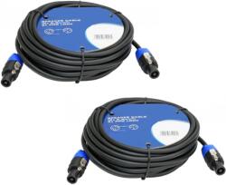 Soundsation BPSPK-5BK - Set 2 cabluri boxa, speakon, lungime 5 metri