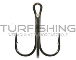 Mustad Np Round Bend Treble Hook 8 6db/csomag (m4110008) - turfishing