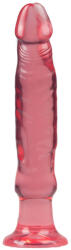  Crystal Jellies - talpas, kezdő anál dildó (pink)