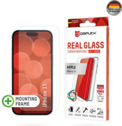 Displex Folie pentru iPhone 15 - Displex Real Glass + Case - Clear (KF2324200) - vexio