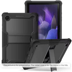 Techsuit Husa pentru iPad 9.7 (2017 / 2018) + Folie - Techsuit Rugged TabShell - Black (KF2327064) - vexio