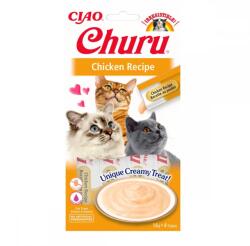 Inaba Foods Churu Recompensa Cremoasa cu Pui, 4 x 14 g