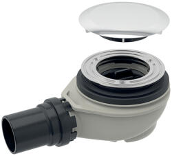 Geberit Sifon pentru cădița de duș, Gebgerit, D90, înălţimea gărzii hidraulice 50 mm, capac crom (150.552.21.1)