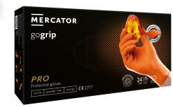 Mercator Medical GoGrip Nitril PRO védőkesztyű S méret 50db Orange/Narancs erősített